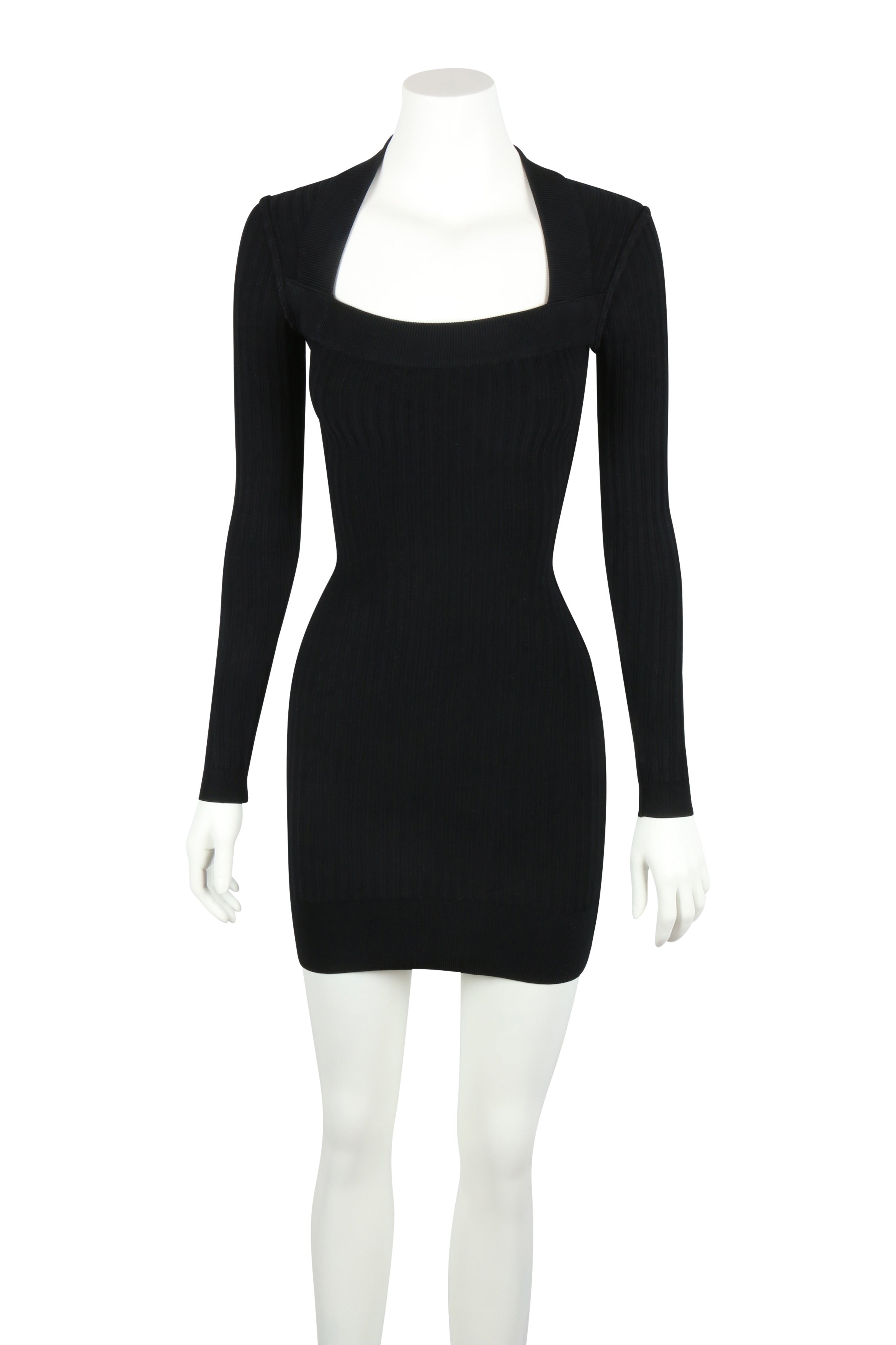 Azzedine alaia black dress sale