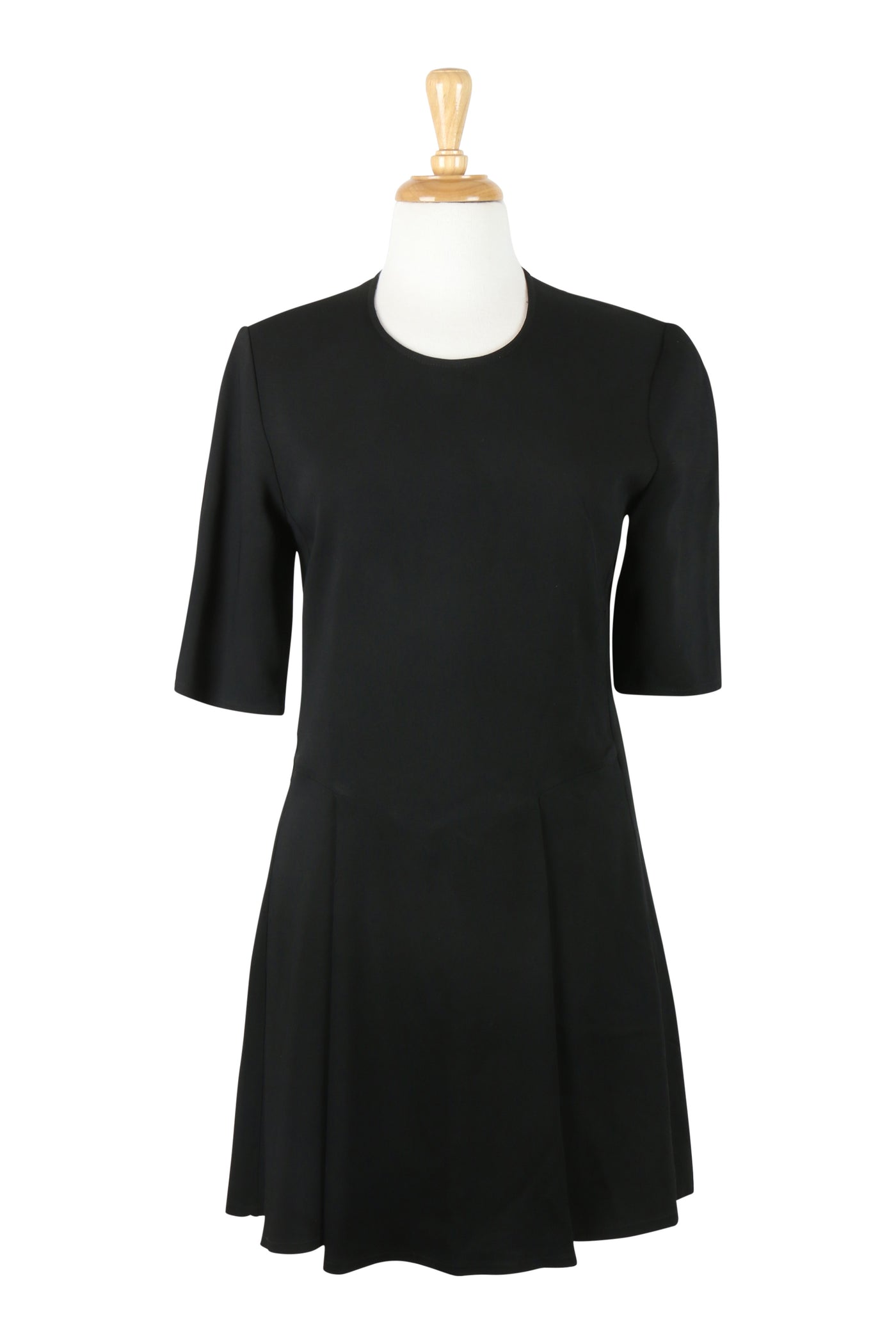 Little Black Dress with Short Sleeves