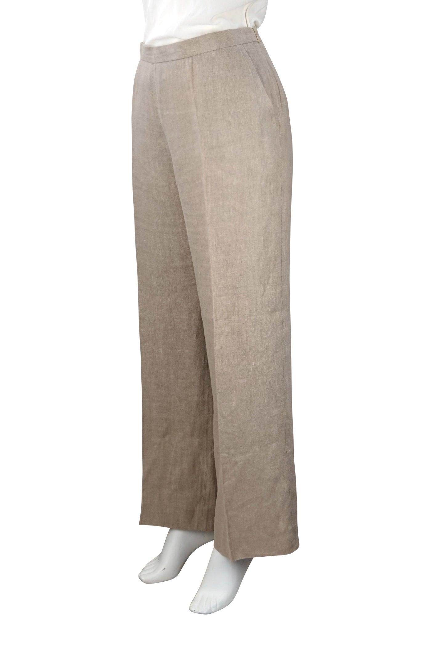 Pure linen trousers