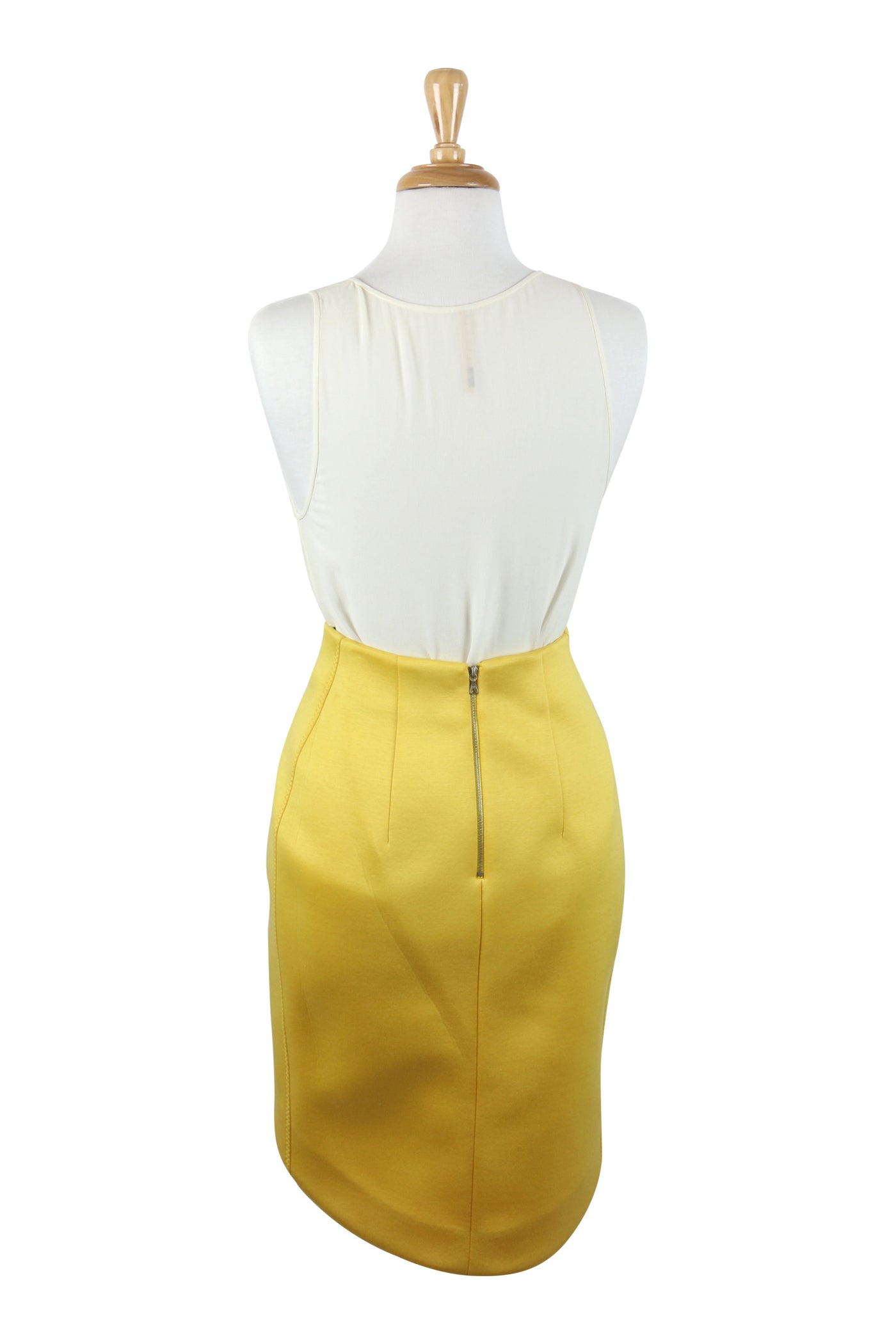 Cut away yellow scuba skirt