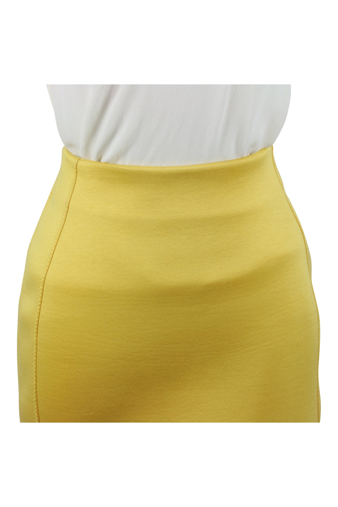 Cut away yellow scuba skirt