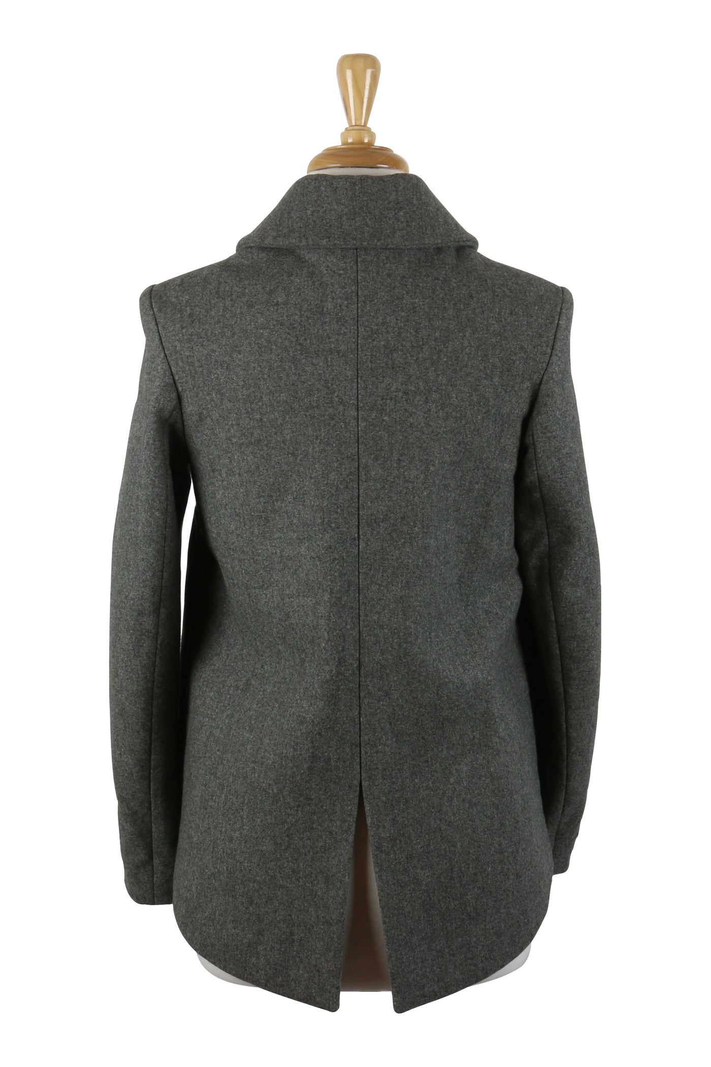 Grey woollen swing jacket