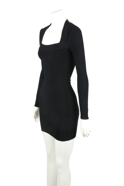 Black bodycon mini