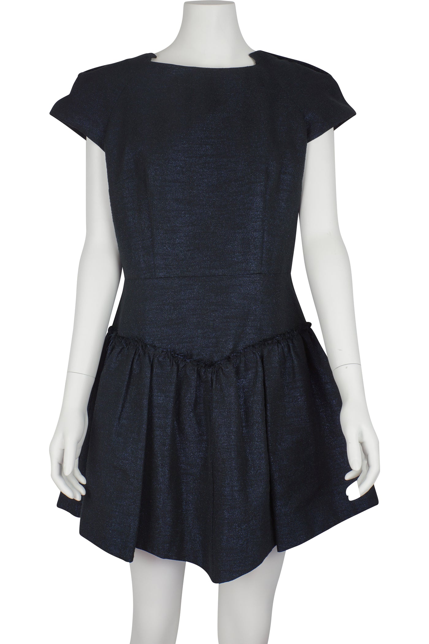 200 Balloons navy lurex dress