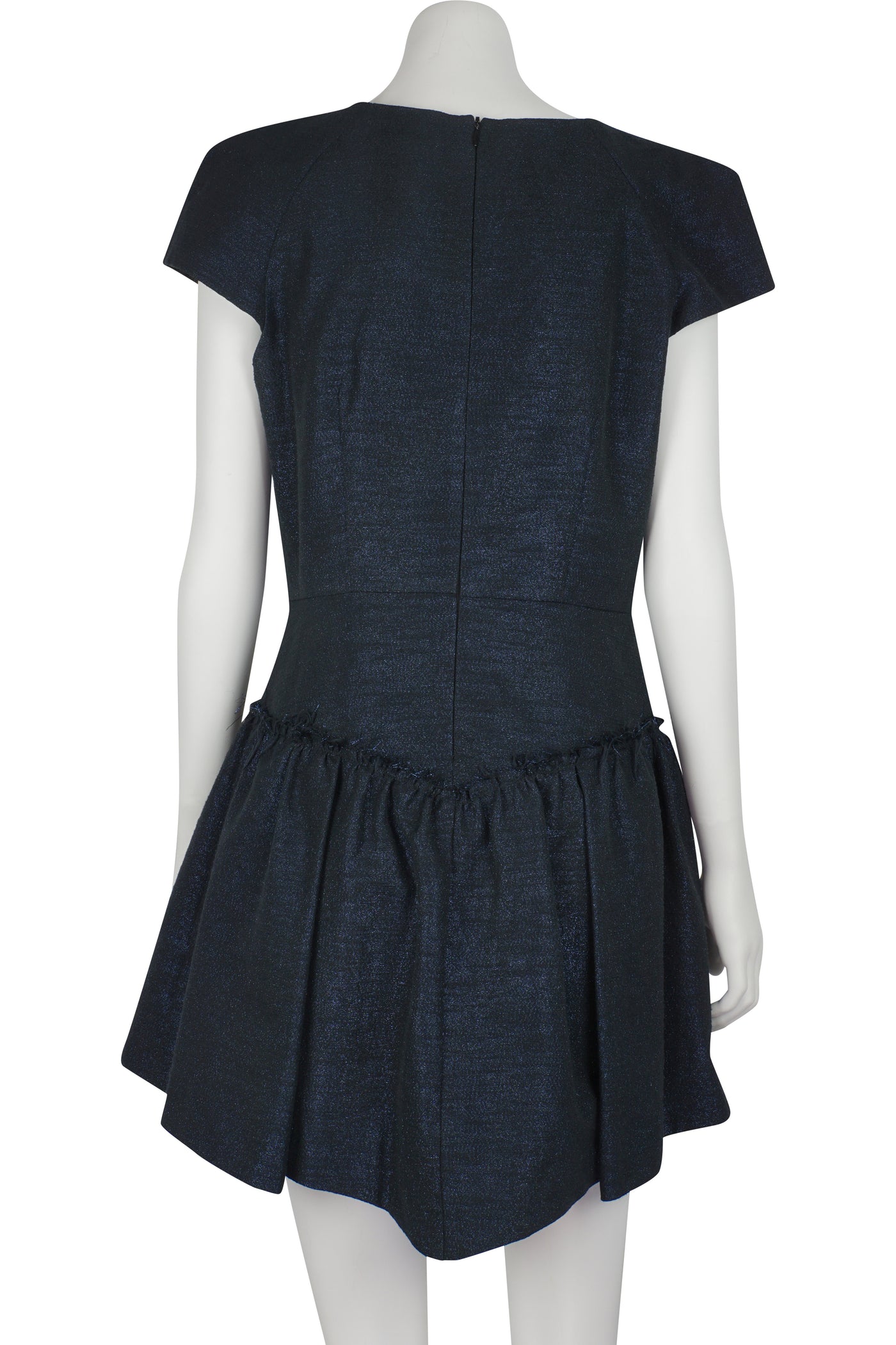 200 Balloons navy lurex dress