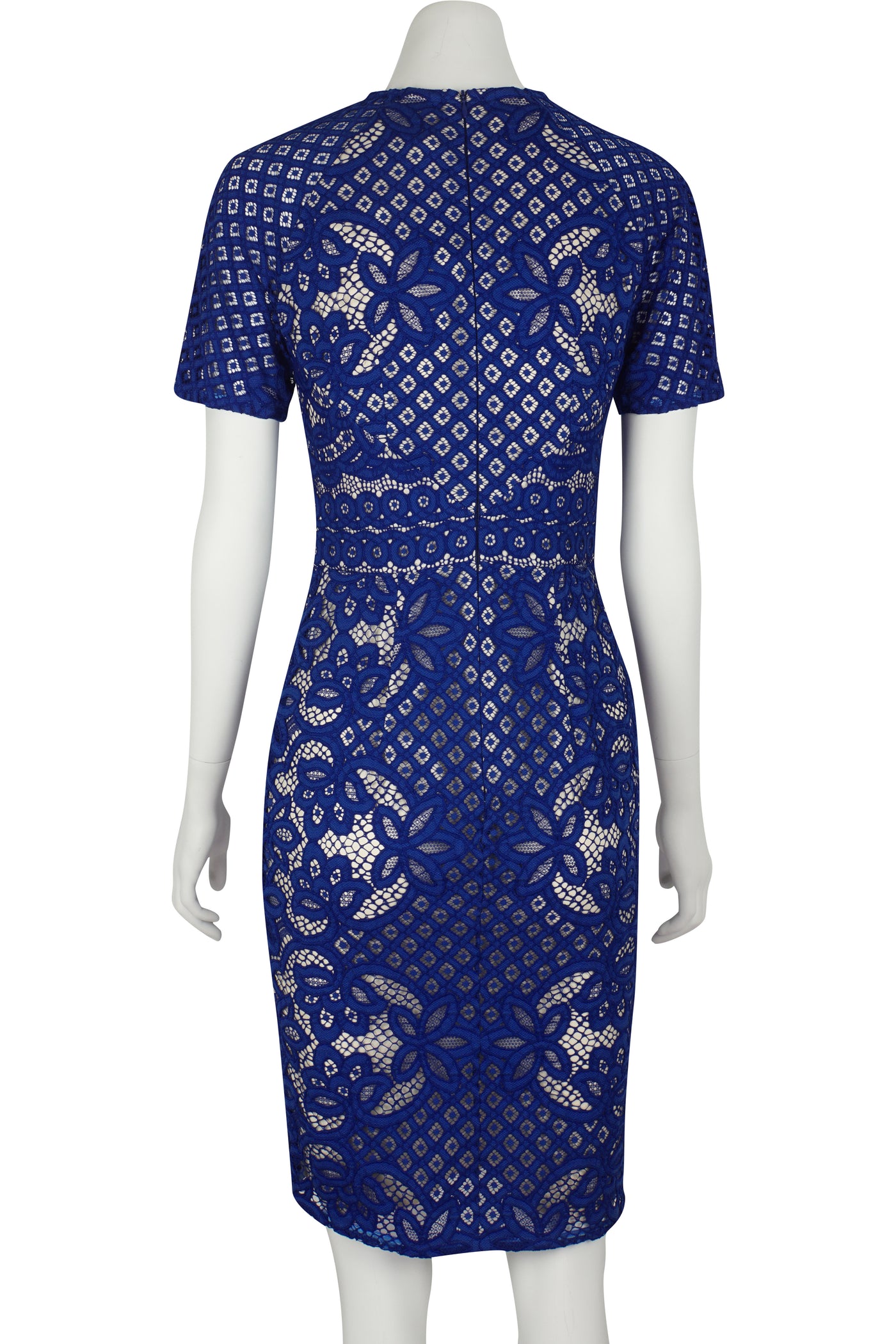 Poppy blue lace dress