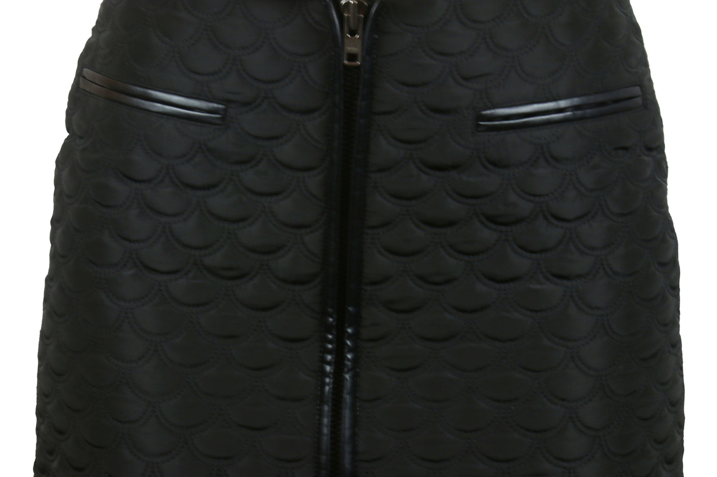 Dragon Quilt mini skirt in black