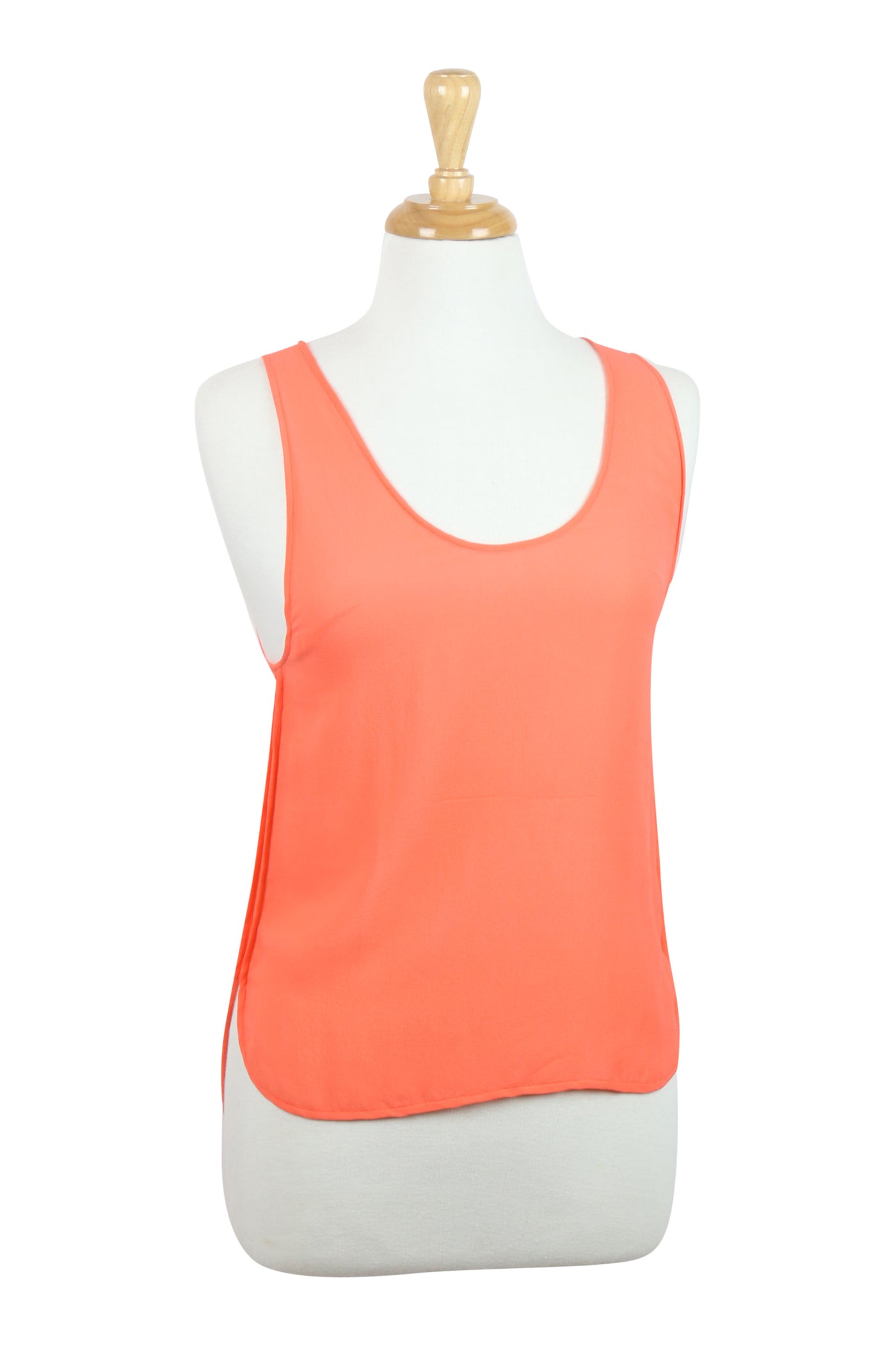 All Occasions silk tank top in orange