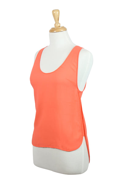 All Occasions silk tank top in orange