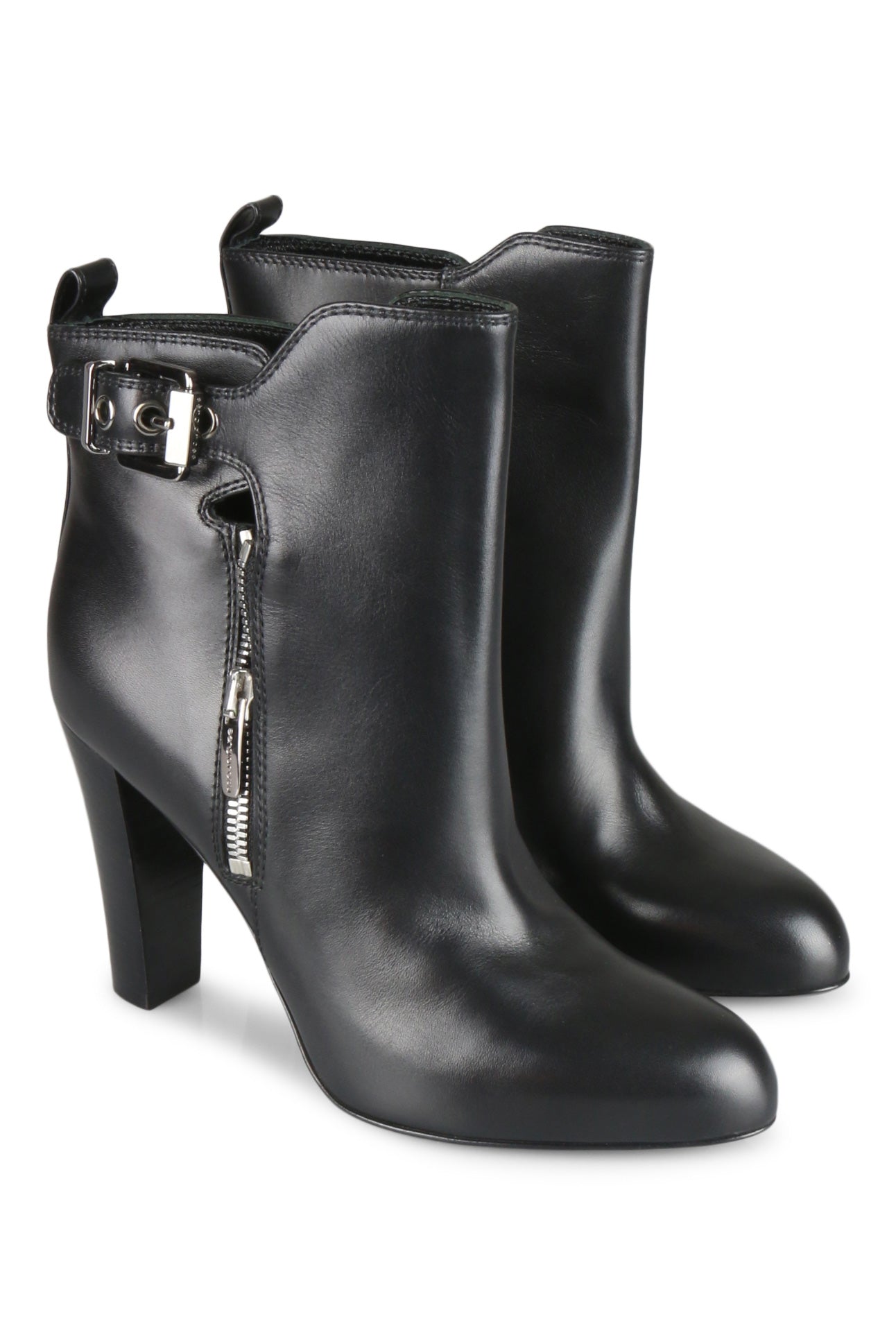 Black ankle boots