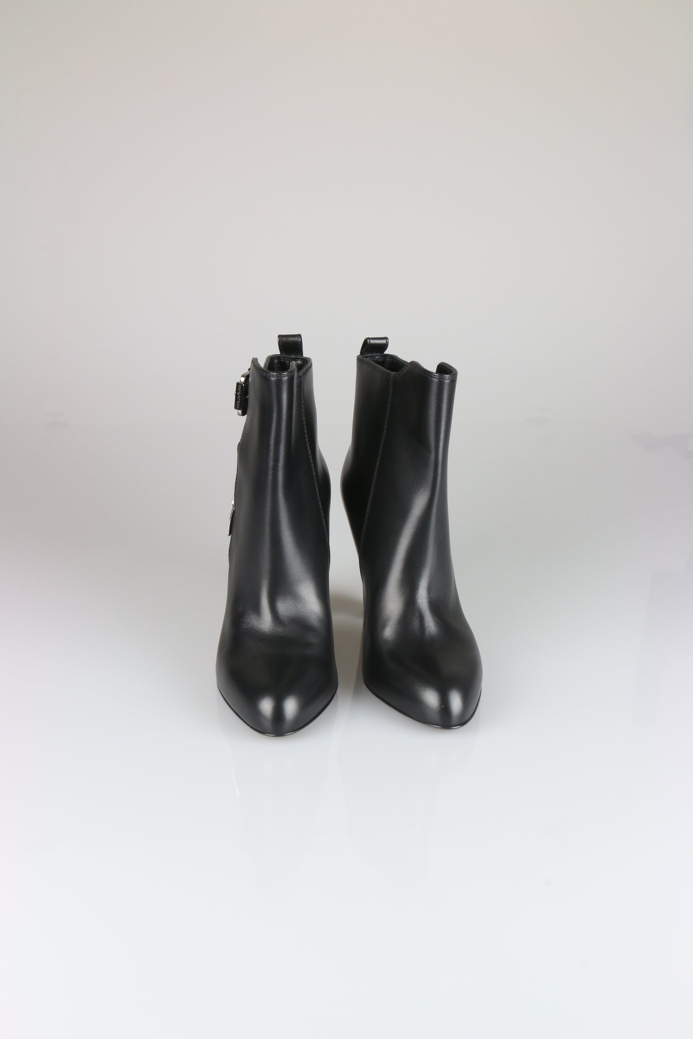 Black ankle boots