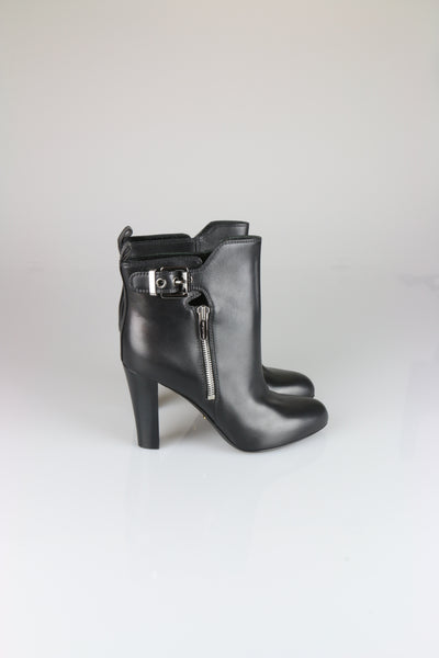 Black ankle boots