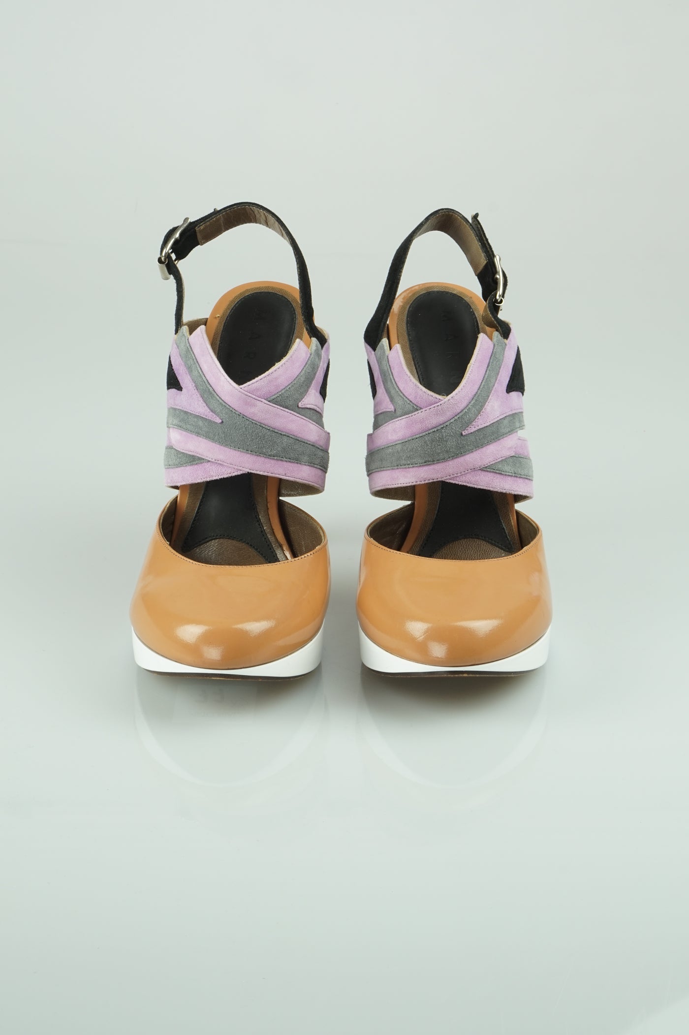 Quatro platform slingbacks