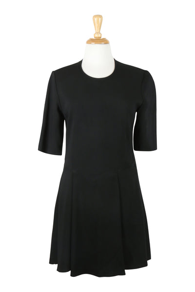 Little Black Dress with Short Sleeves