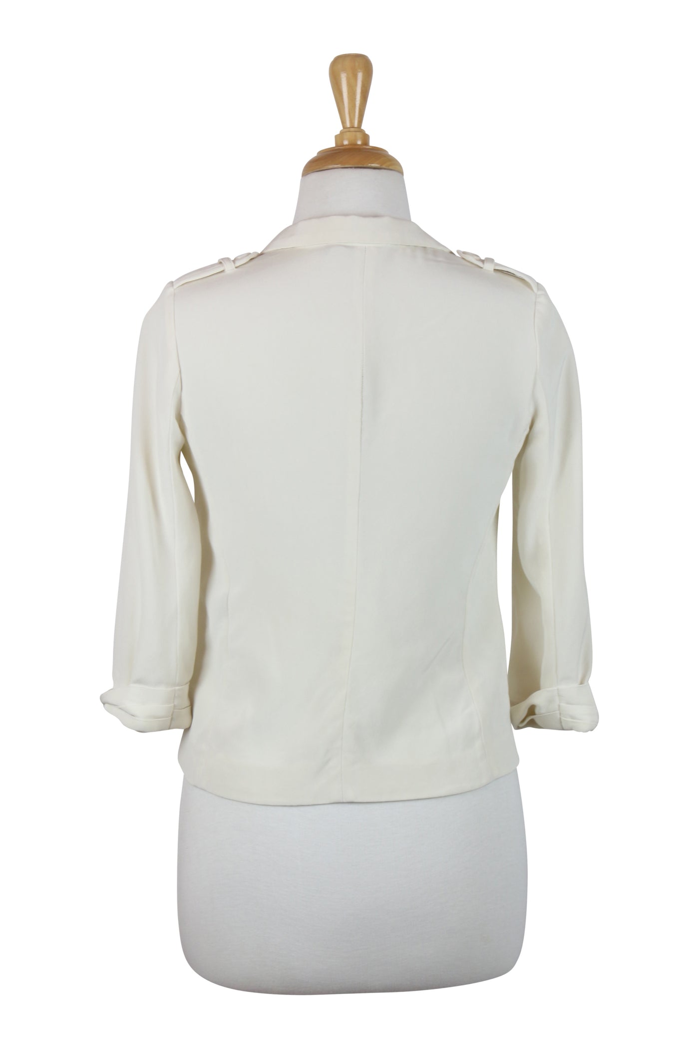 Cream silk jacket