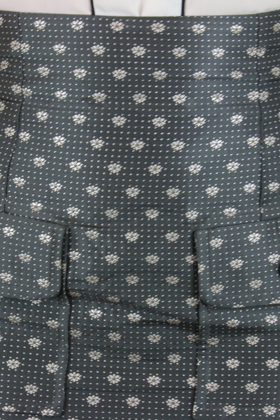 Grey pencil skirt