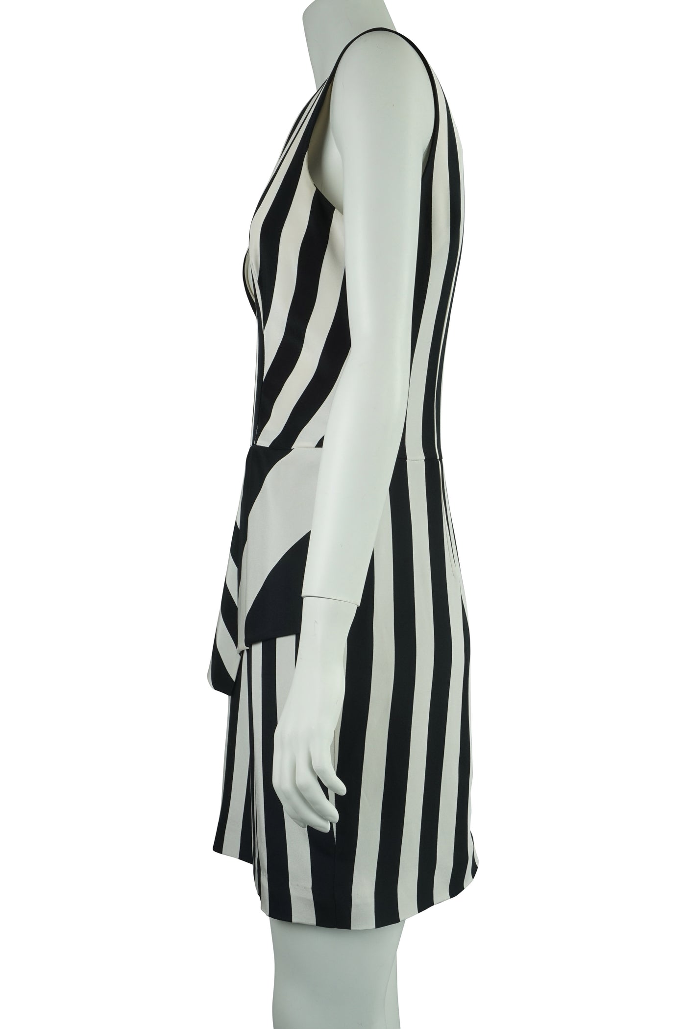 Sierra multi stripe peplum dress