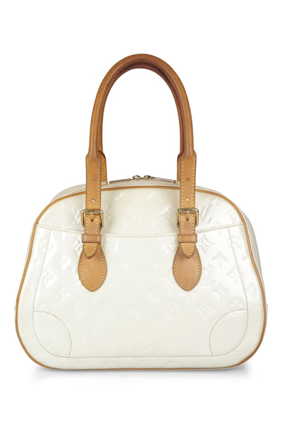 Trouville cream vernis handbag