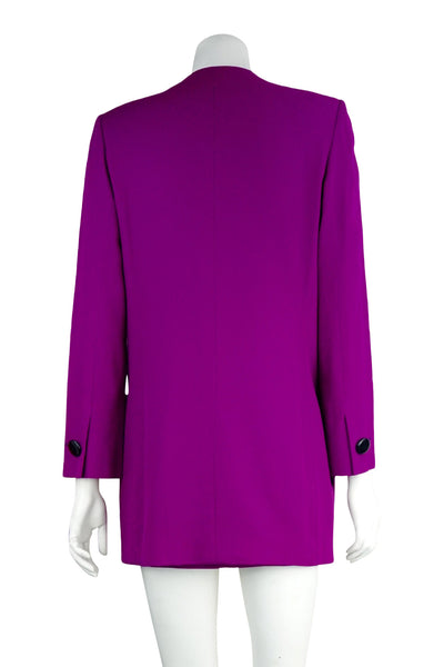 Fuscia dress with long jacket