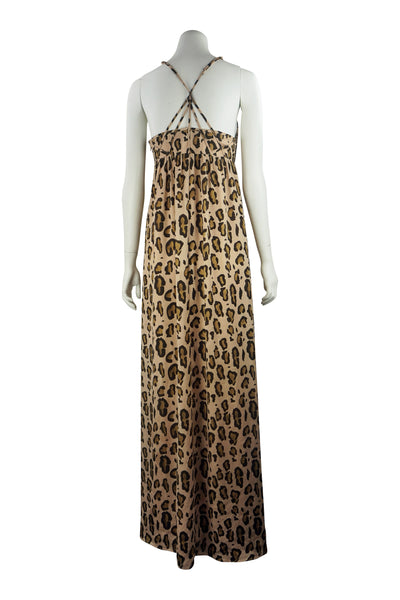 Maxi leopard dress