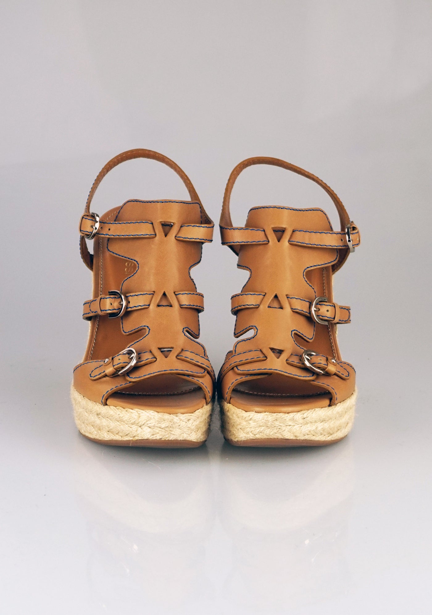 Wedges tan sandals
