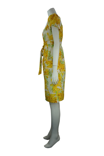 Empire floral cotton dress
