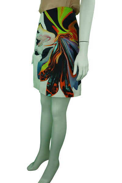 Multi-Colour Pattern Skirt