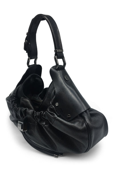 Black Leather Handbag