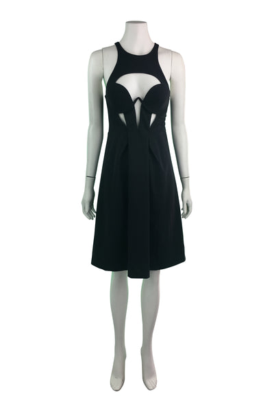 Black Openwork Dress