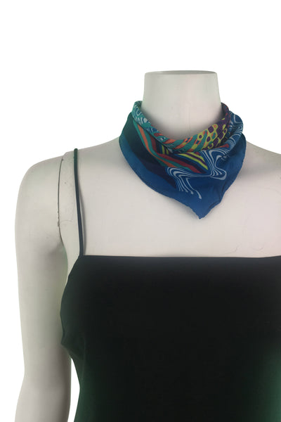 Multicolour  silk neckerchief