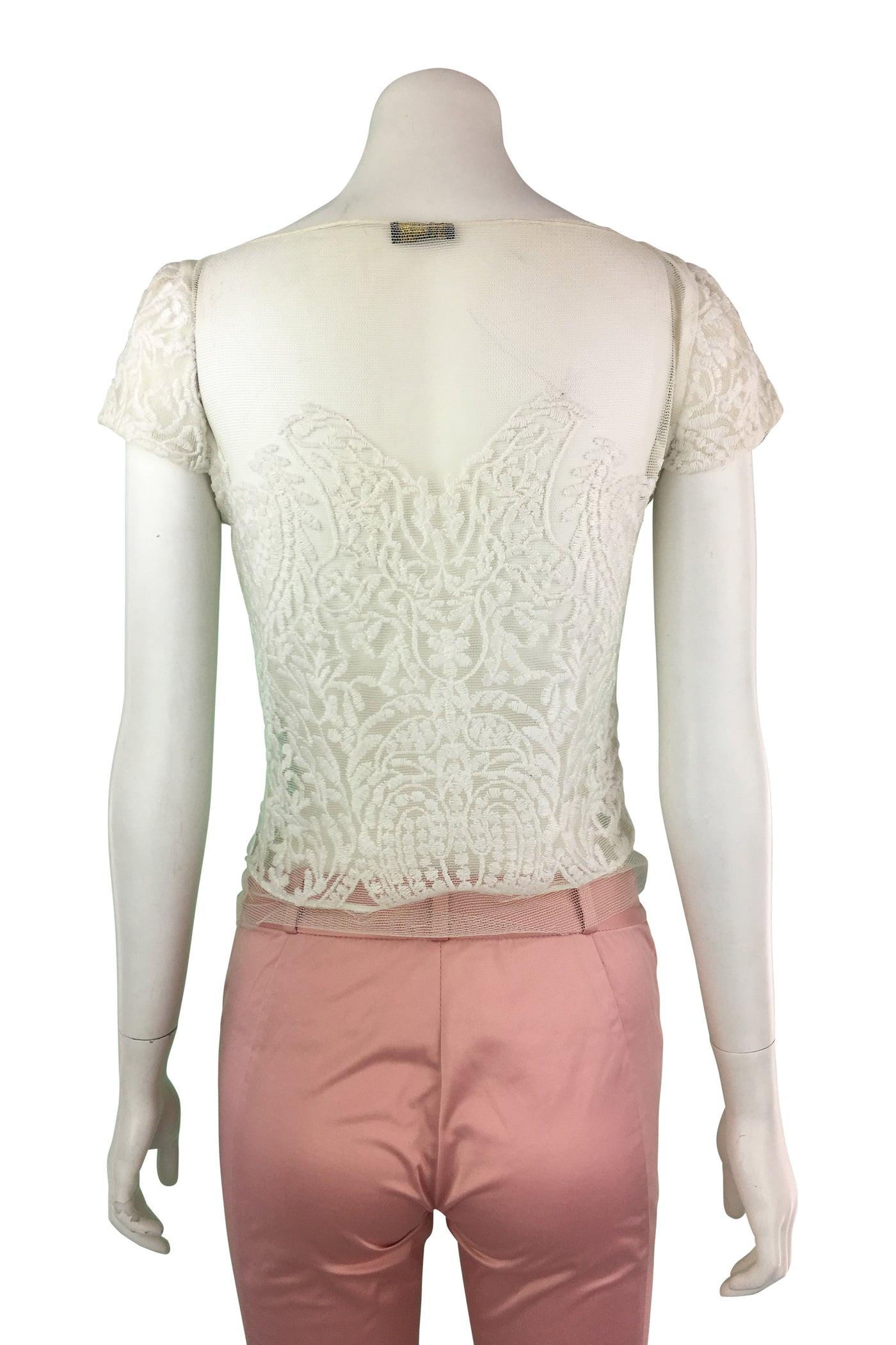 Antique White Lace Top